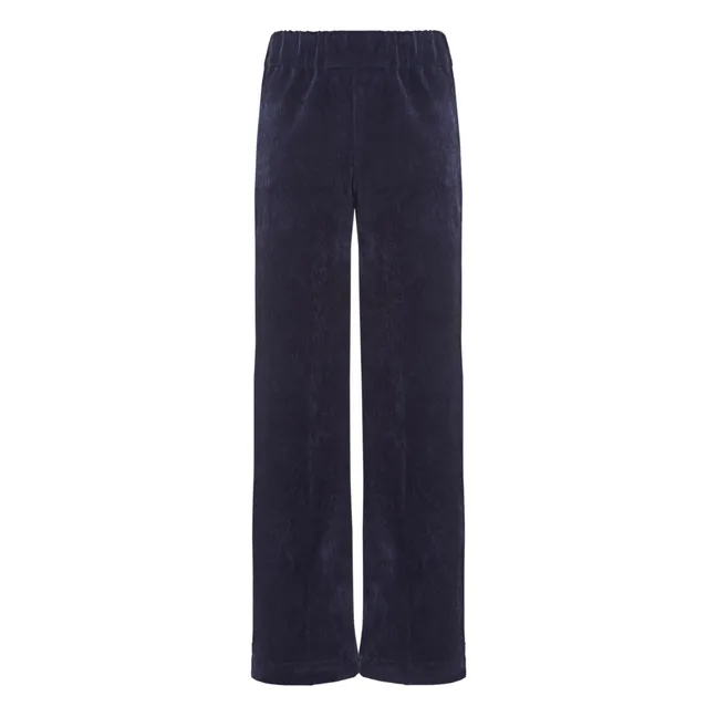 Gypsy Corduroy Trousers | Navy blue