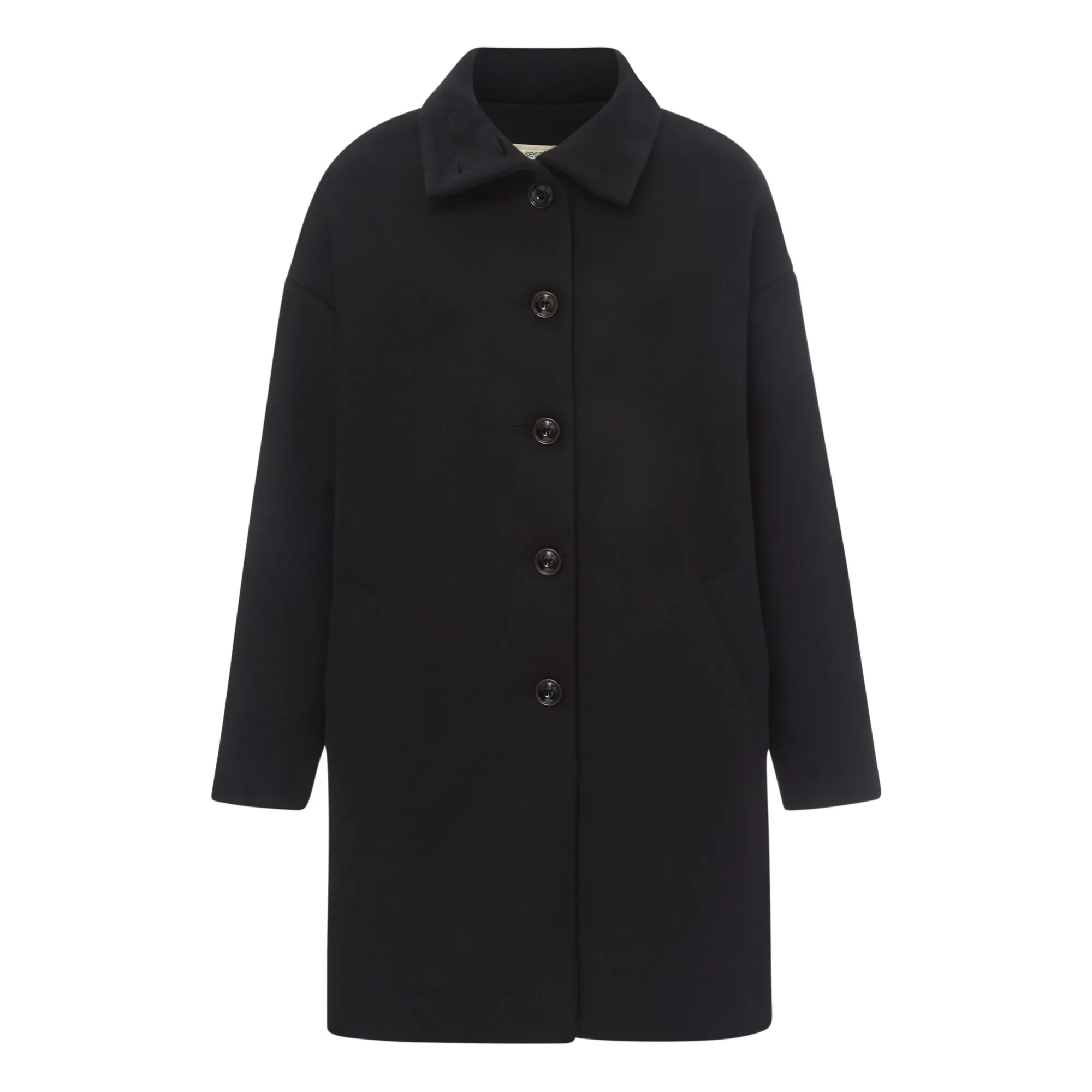 SIIILON loneliness coat 苦かっ (BLACK)