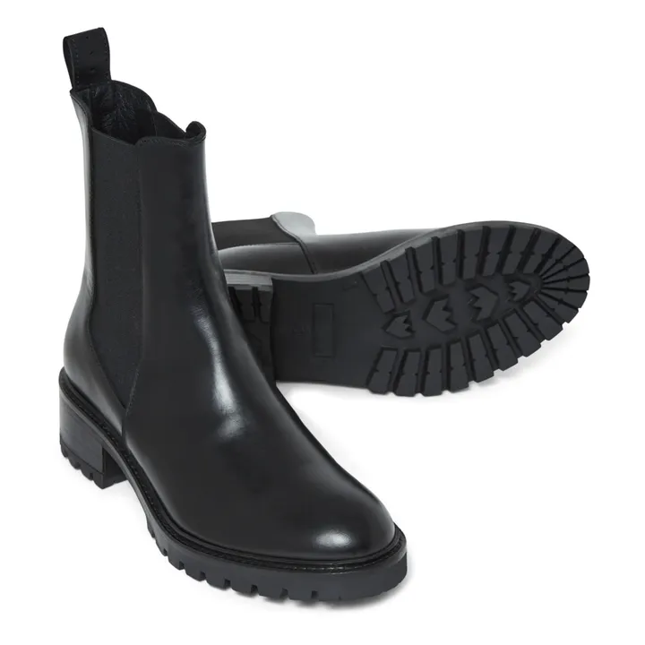 Chelsea Boots Ainwick Cuir | Noir- Image produit n°1