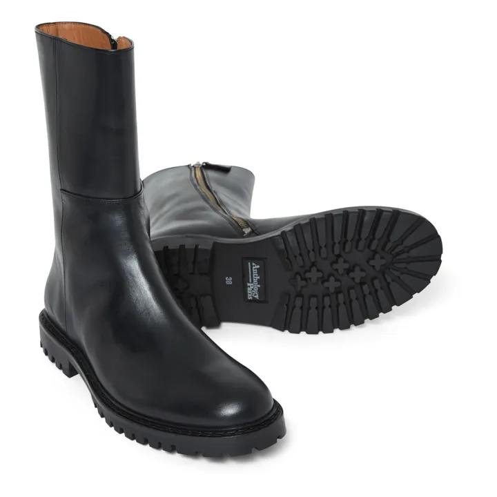 Boots 7545 Leder | Schwarz- Produktbild Nr. 1