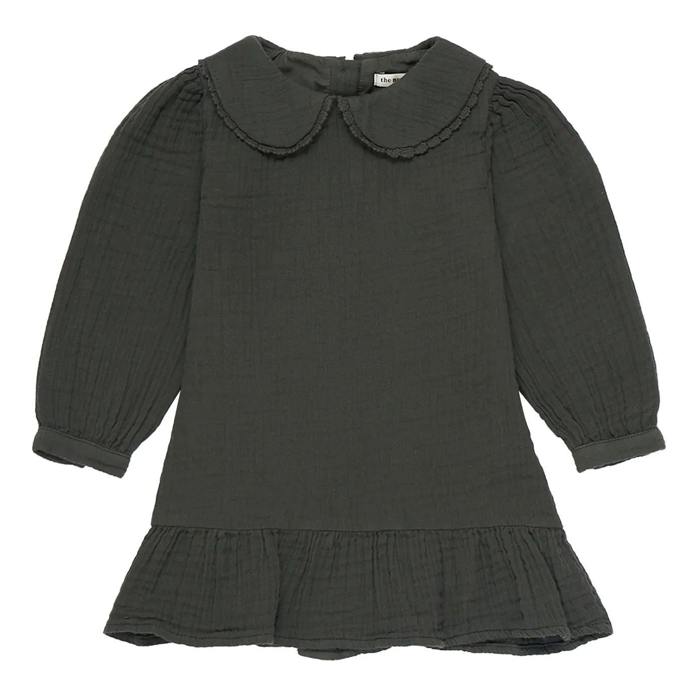 The New Society Dark Green Matilda Baby Dress Responsible Cotton