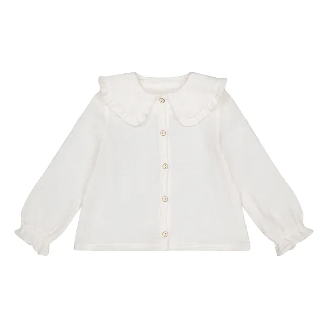 Nicole Organic Cotton Shirt | White