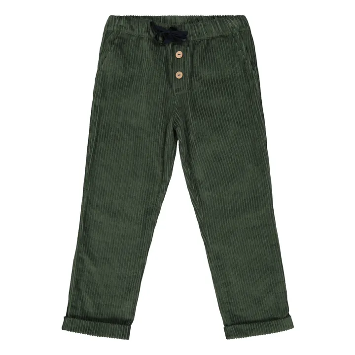 Pantaloni in velluto Robinson | Verde- Immagine del prodotto n°0