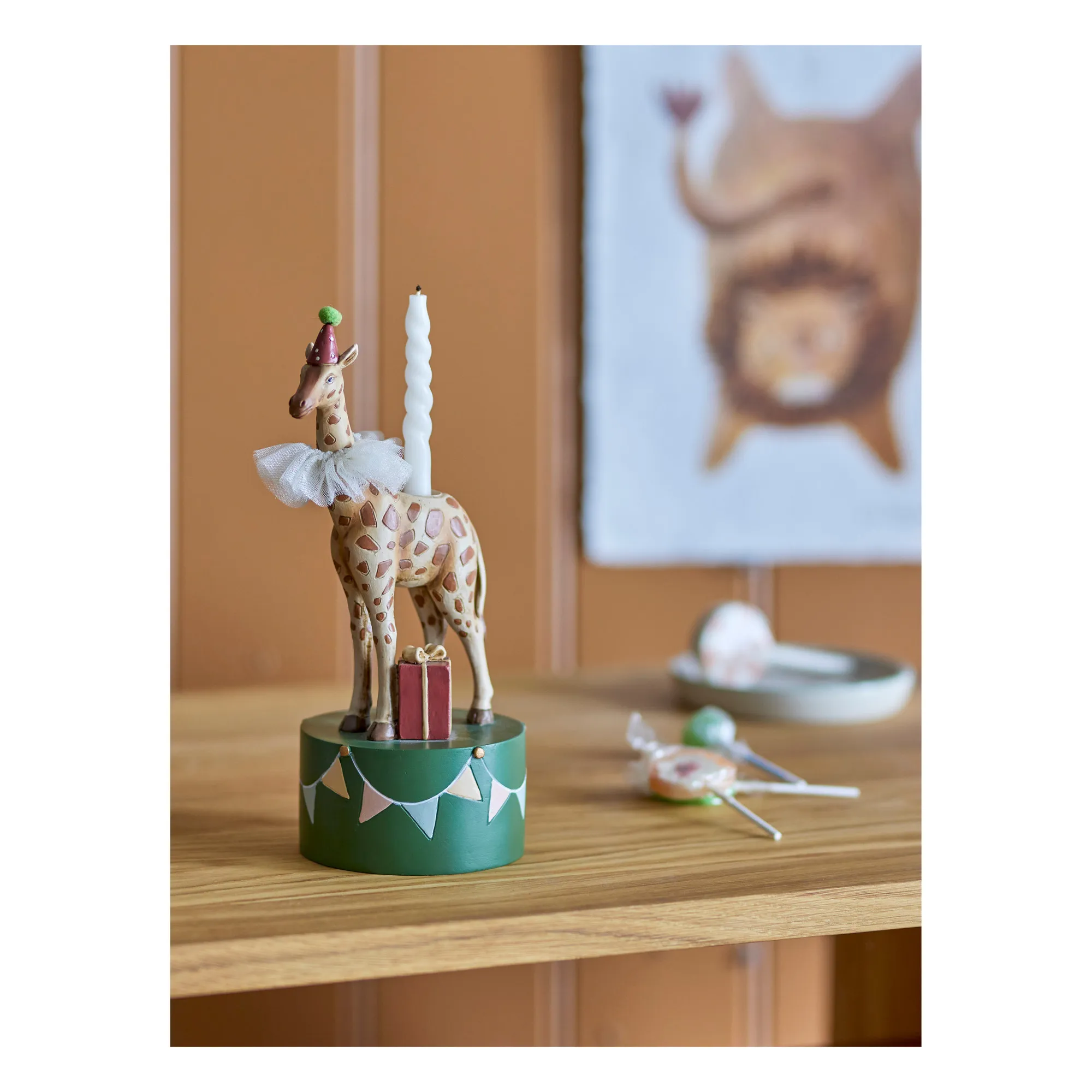 Bloomingville Mini - Bougeoir Girafe Flor (Bloomingville Mini) - Image 1
