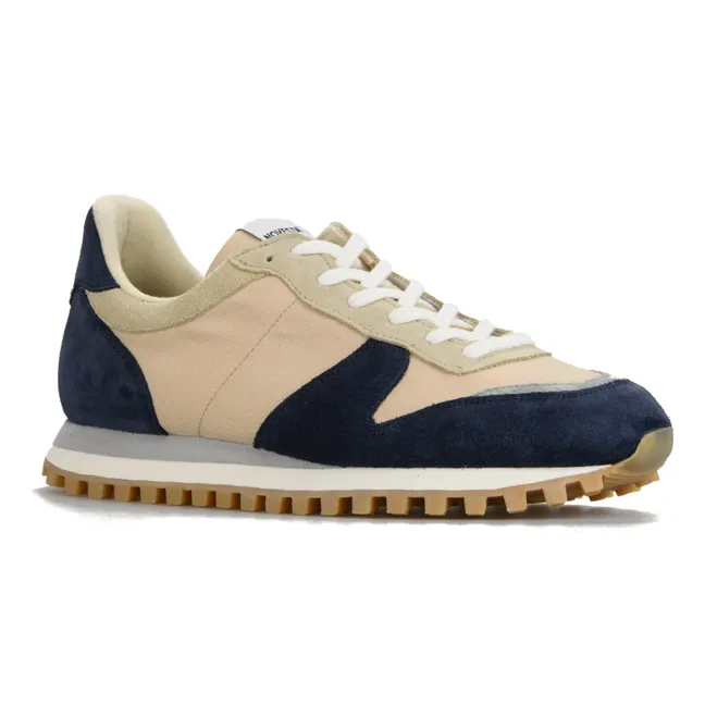 Marathon Trail Lace-Up Sneakers | Navy blue