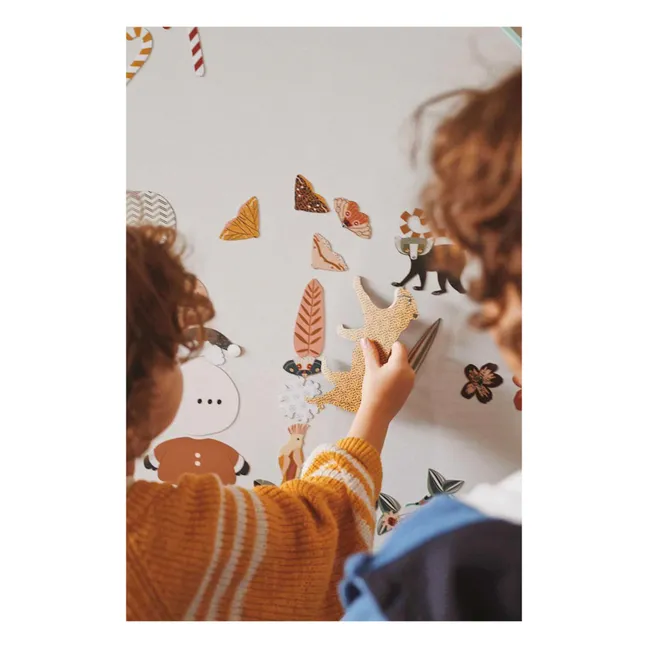 Imanes de animales de la selva