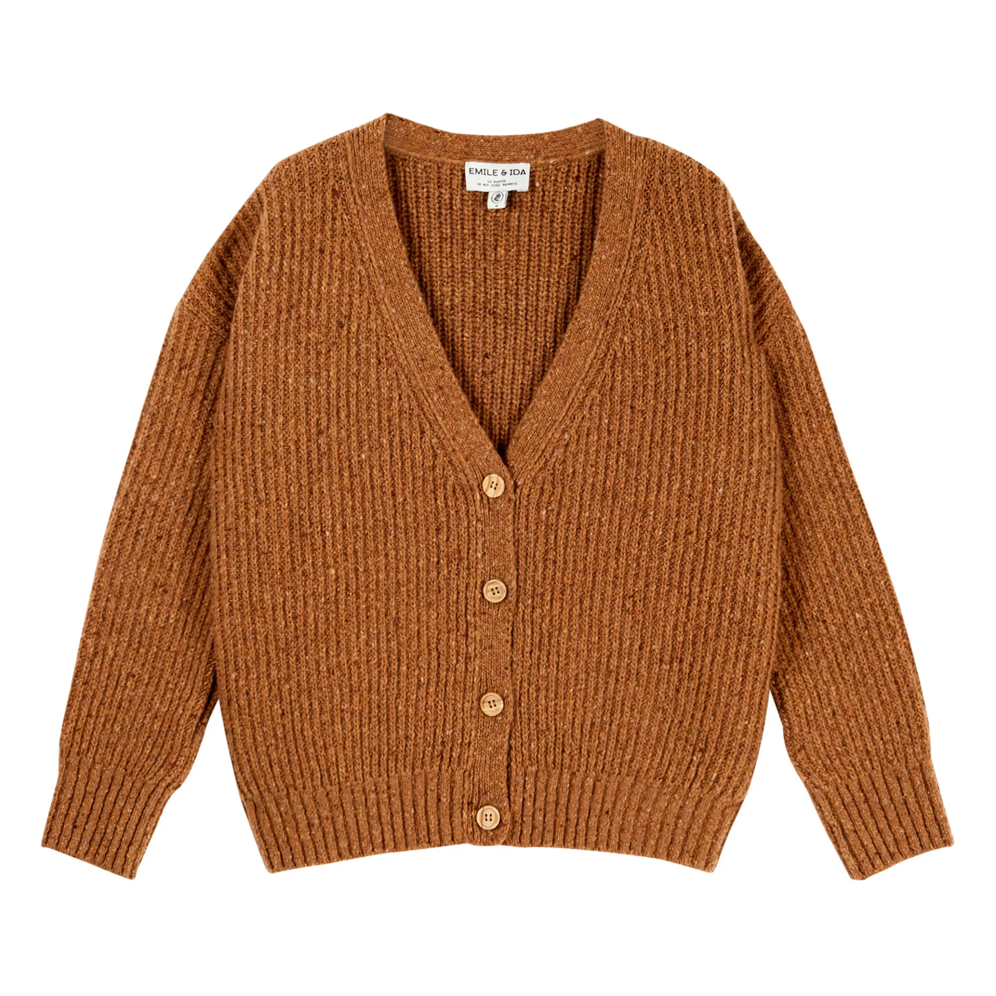 Emile Et Ida Women's Caramel Yuzzle Wool Cardigan - Collection