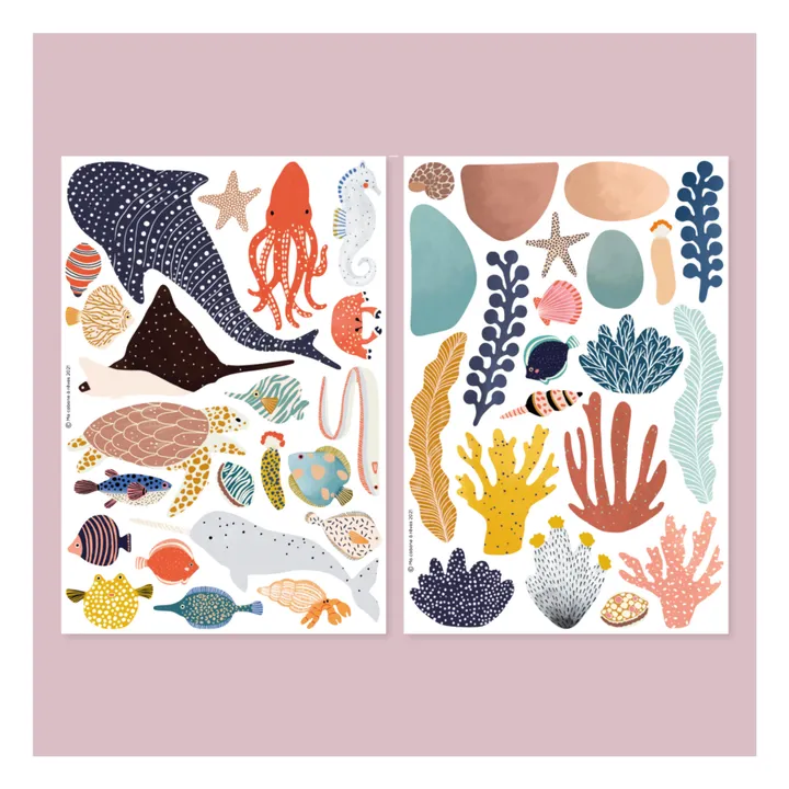 Ma Cabane à rêves - Ma Cabane à rêves - Magnets Animaux Océan - Fonds Marins