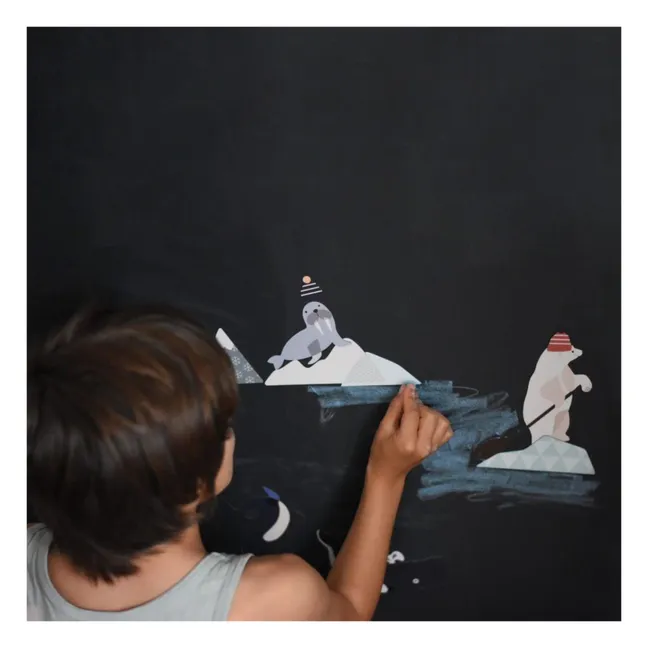 Ice floe animal magnets