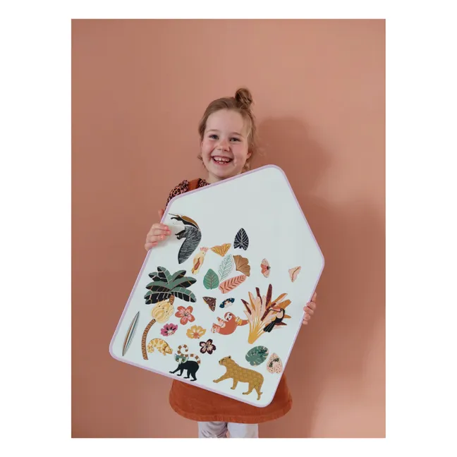 Imanes de animales de la selva