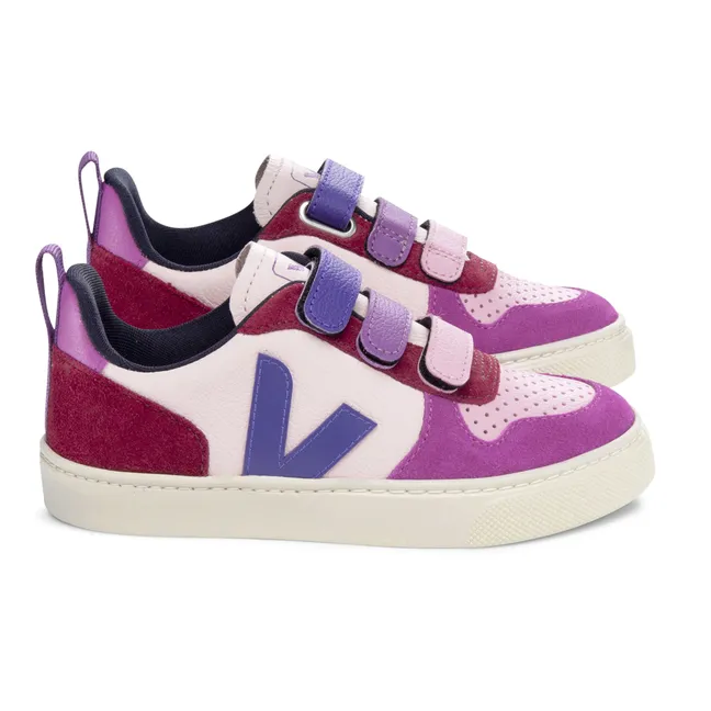 V-10 - Sneakers in pelle con graffi | Viola