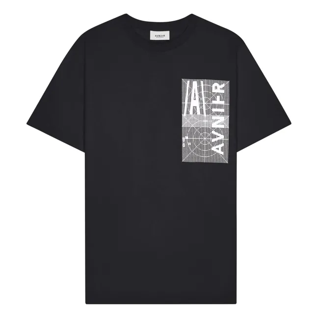 T-Shirt Source Black Mire Coton Bio | Noir