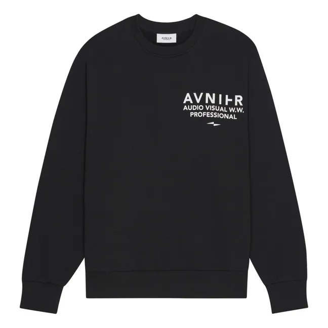 Sudadera de algodón orgánico Encore V3 | Negro