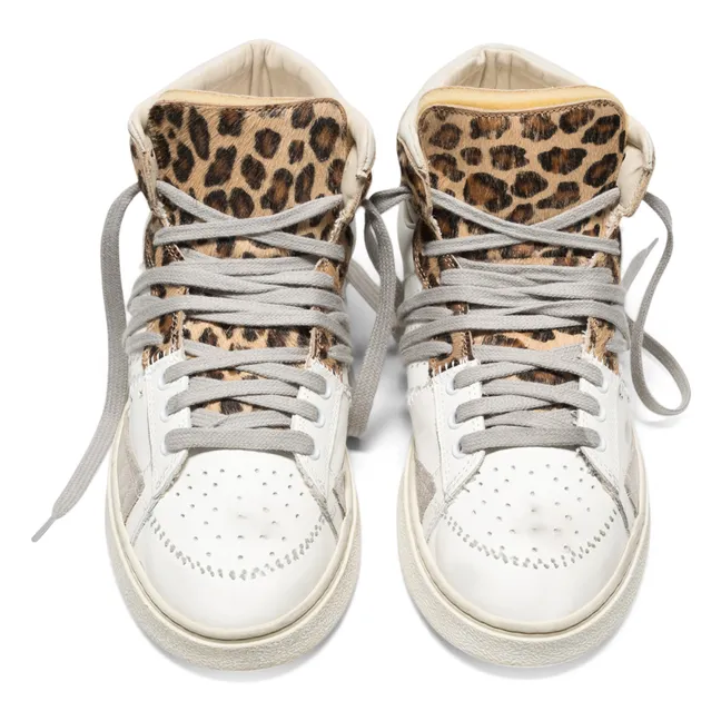 The Cage Dual Sneakers | Leopard