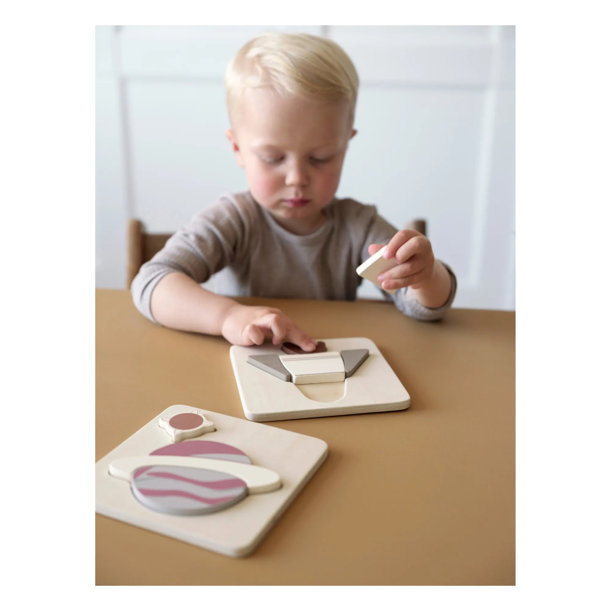 Fabelab - Puzzle navette spatiale et planète - Set de 2 (Fabelab) - Image 1