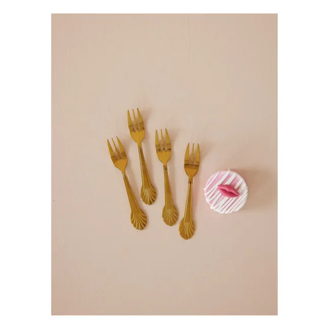 Small forks - Set of 4 | Gold