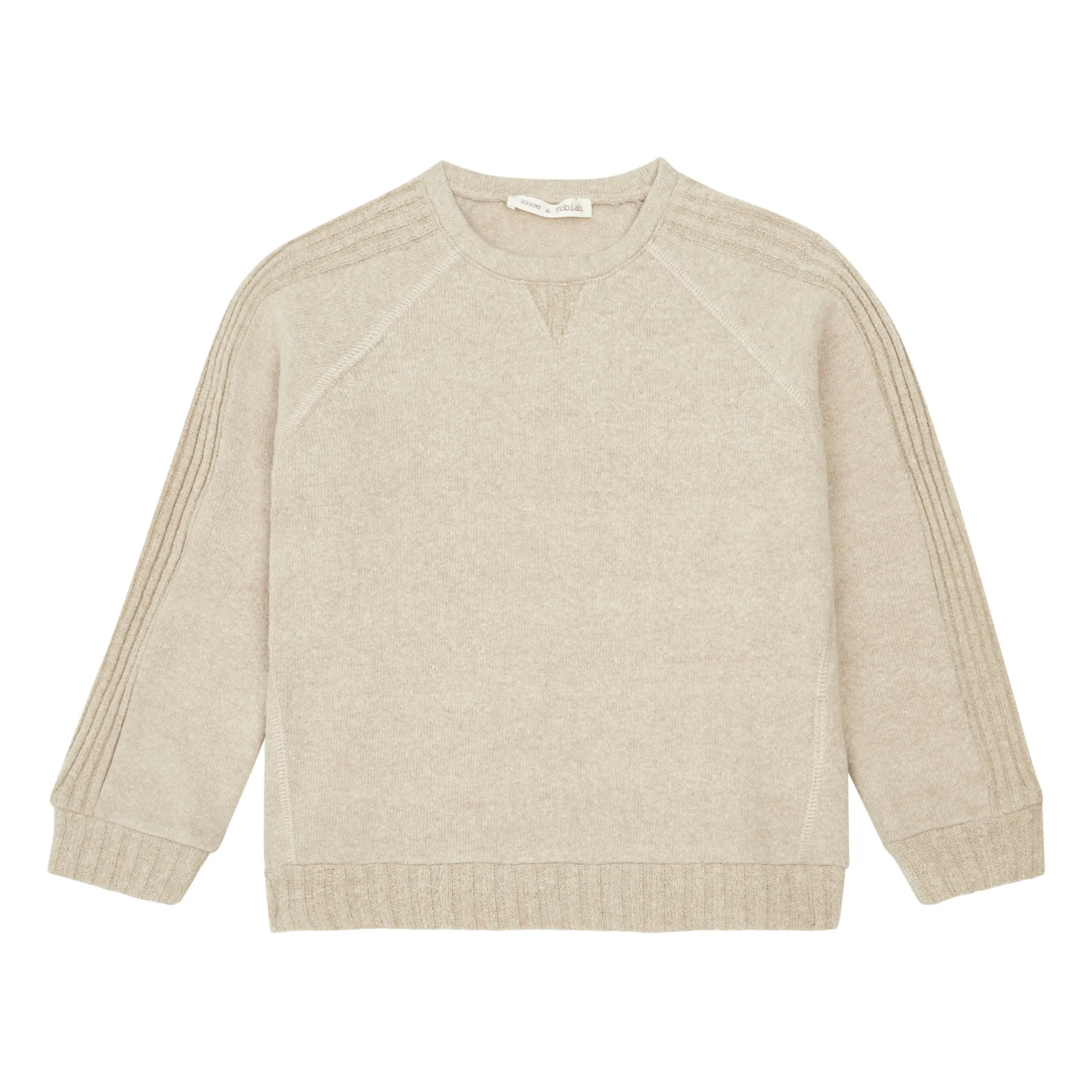 Zhoe & Tobiah Beige Knitted Jumper