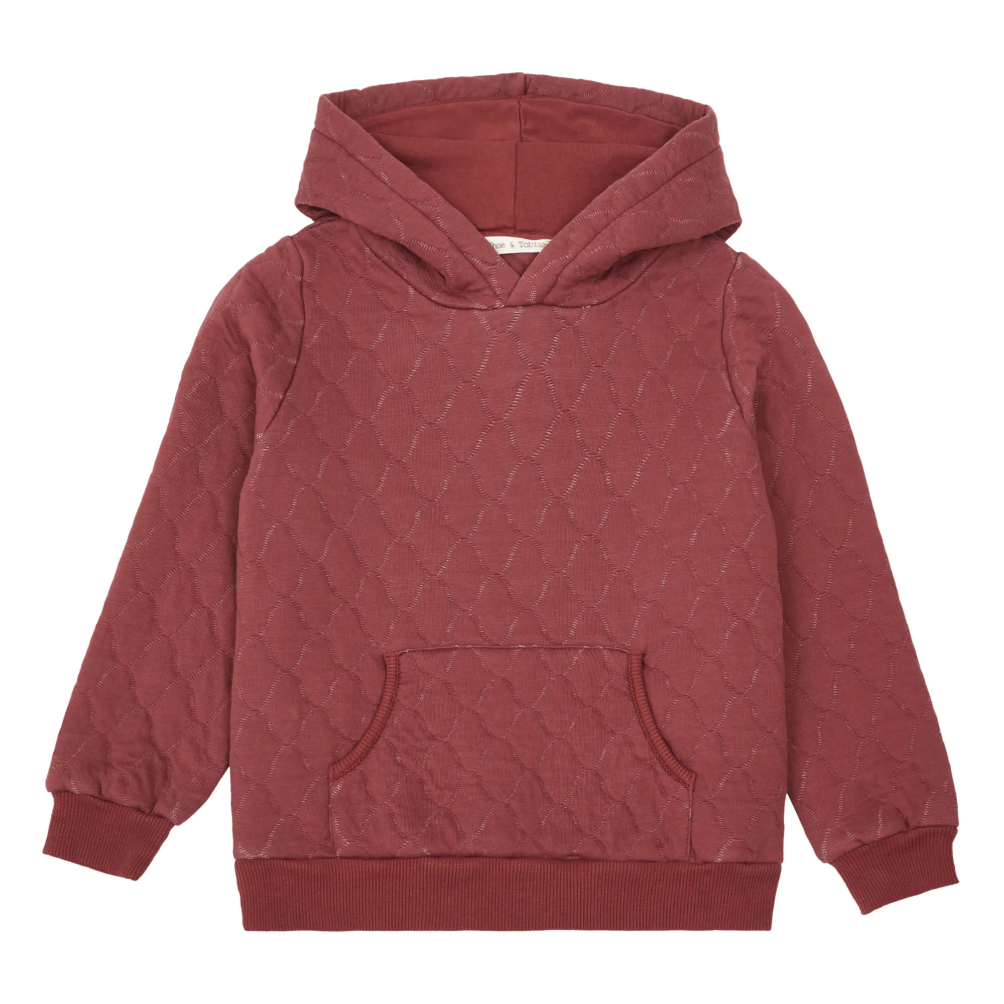 Zhoe & Tobiah Pink Quilted Hoodie