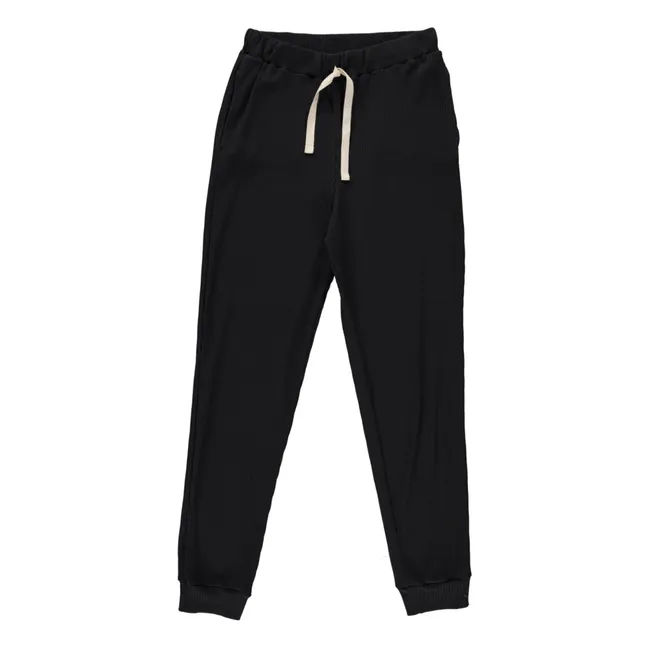 Ononis Ribbed Jogger - Colección Adulto  | Negro