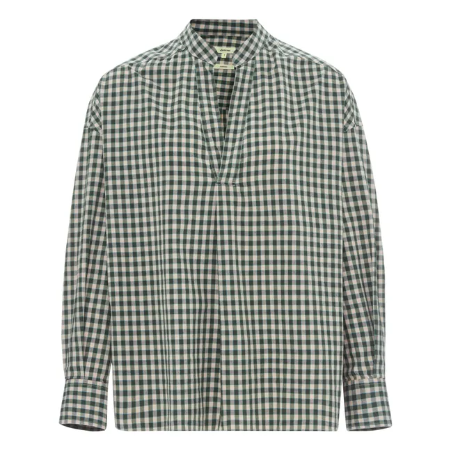 Blouse Gent Carreaux - Collection Femme | Bleu