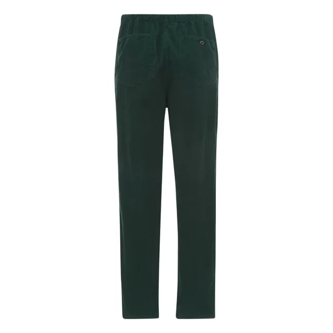 Pantalon Pizzy Velours Côtelé - Collection Femme | Vert foncé