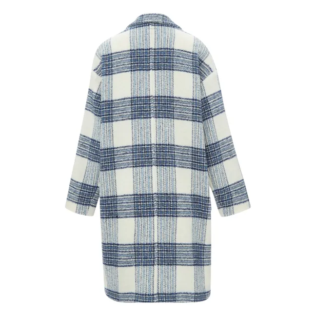 Abrigo de lana Claire Carreaux - Colección Mujer | Azul
