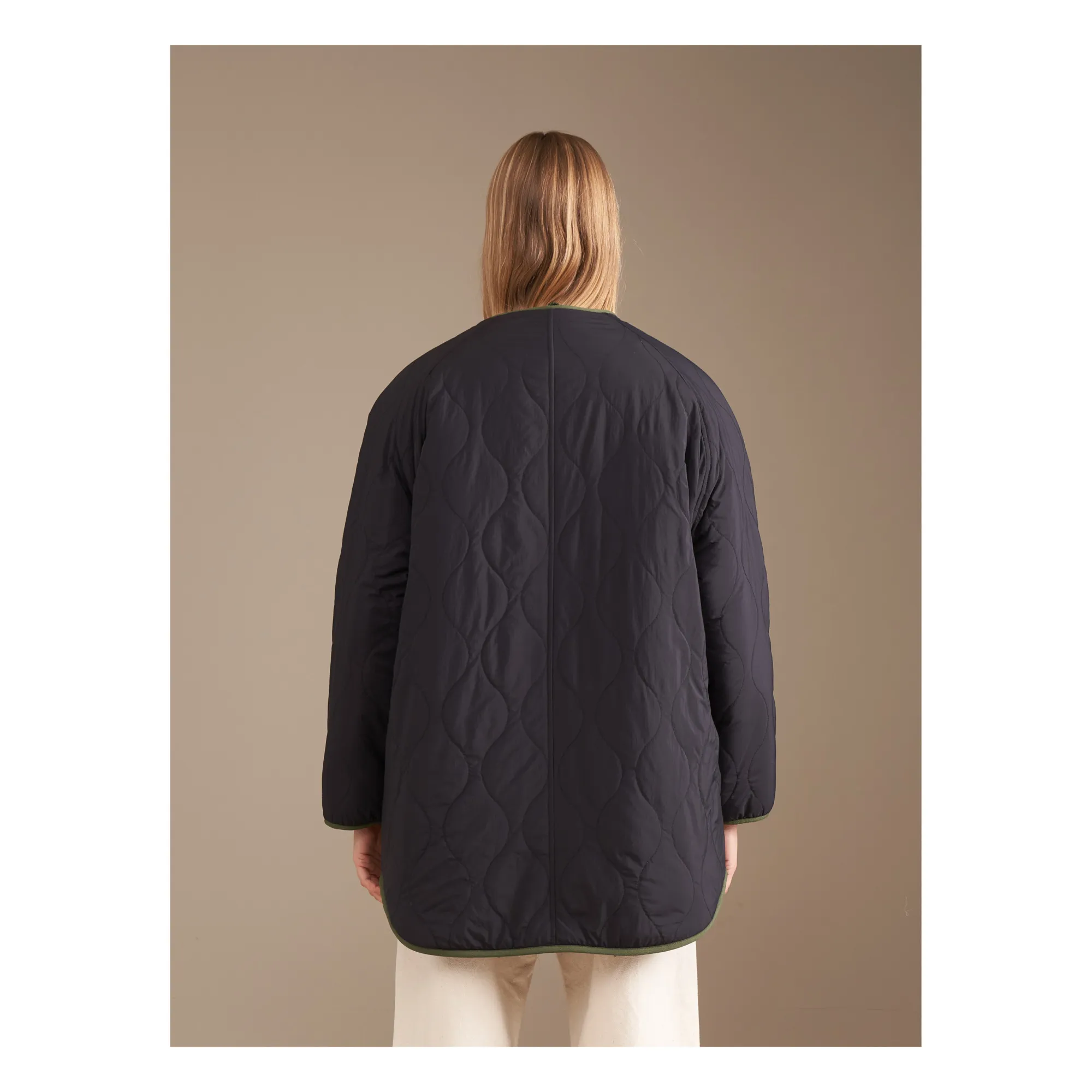 Joni B Women’s Long Sleeve Quilted Reversible Jacket Size L