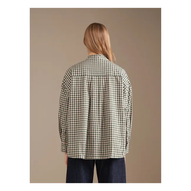 Blouse Gent Carreaux - Collection Femme | Bleu