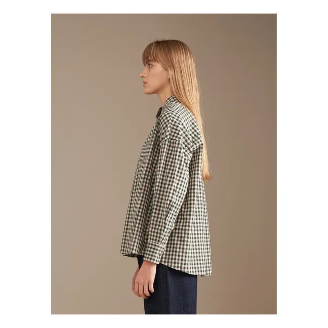 Blouse Gent Carreaux - Collection Femme | Bleu