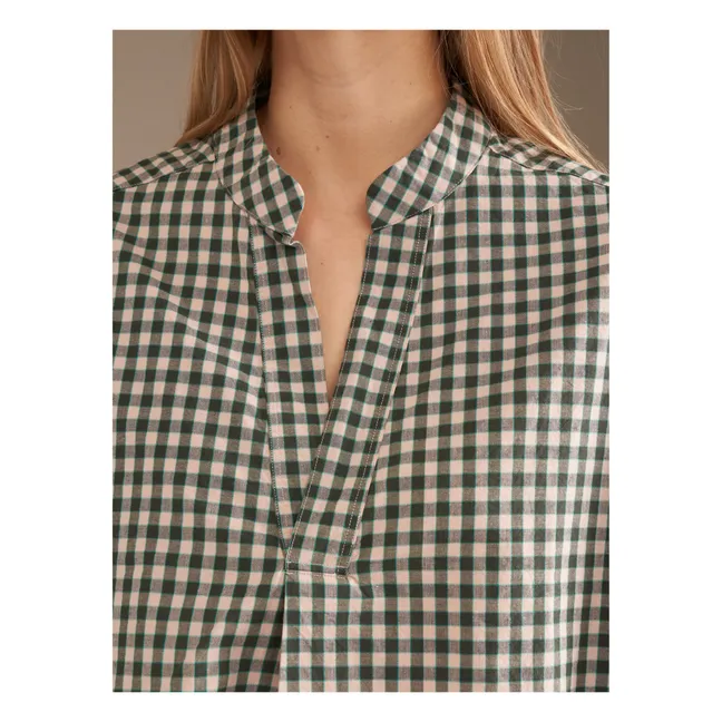 Blouse Gent Carreaux - Collection Femme | Bleu