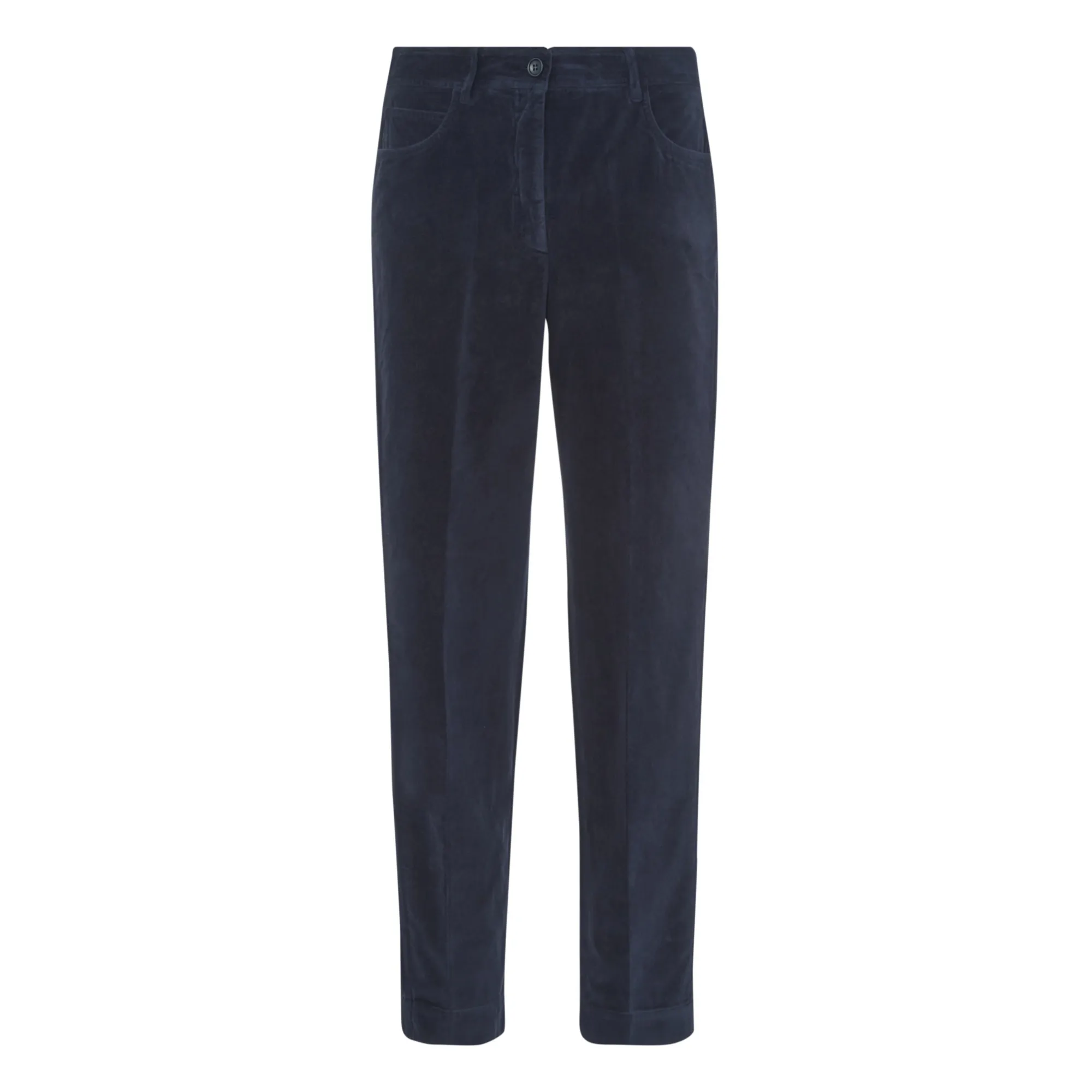 Hartford Midnight Blue Pepite Velours Trousers