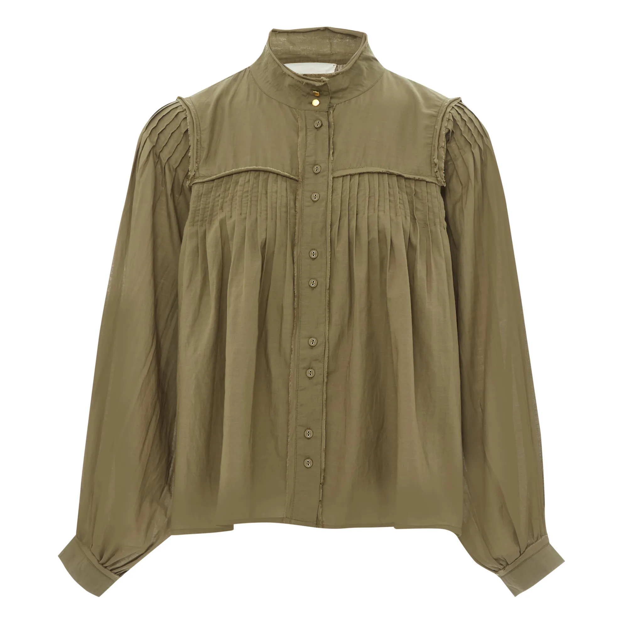 Bellepiece Sage Spilt Blouse