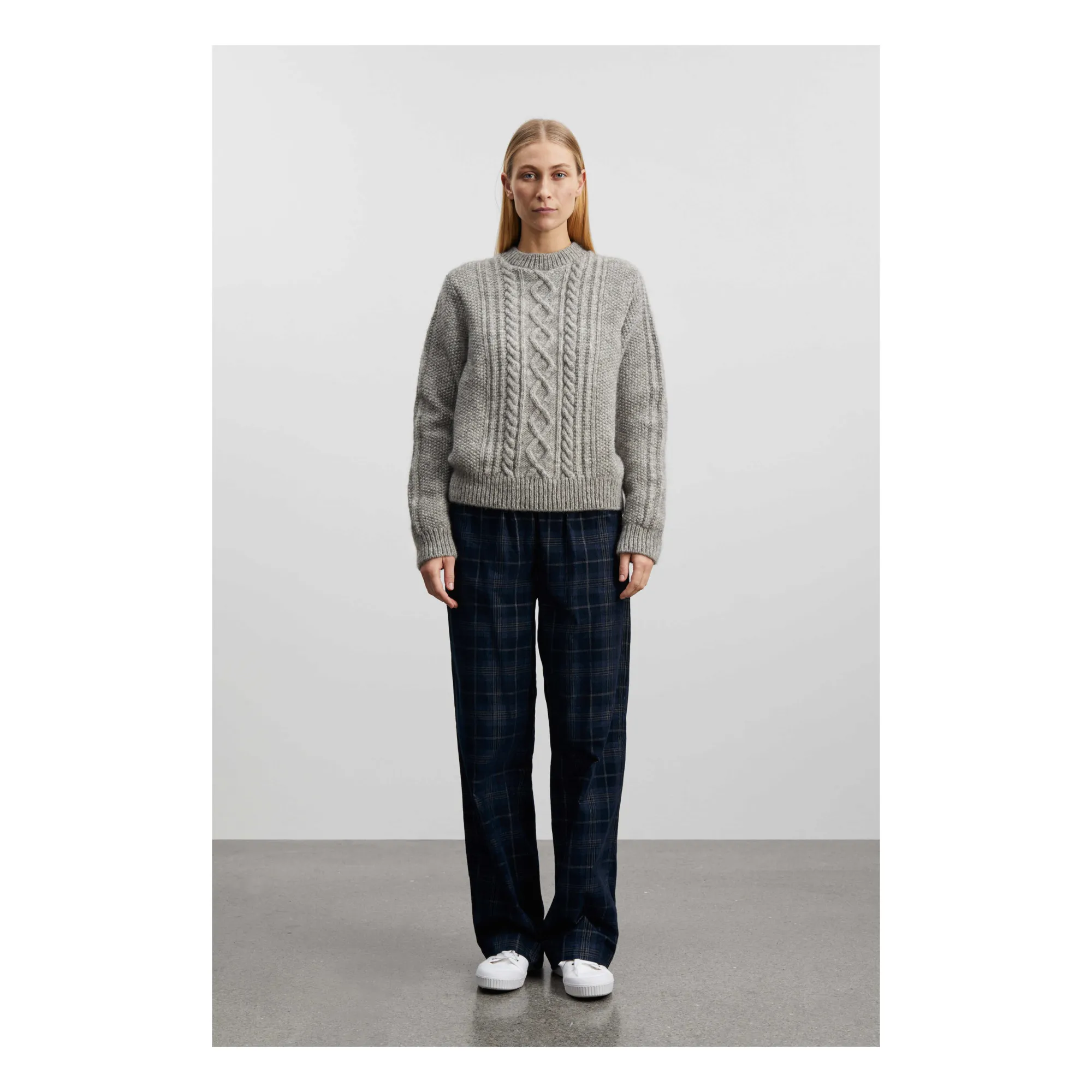 Pull Tilia Laine | Gris clair- Image produit n°2