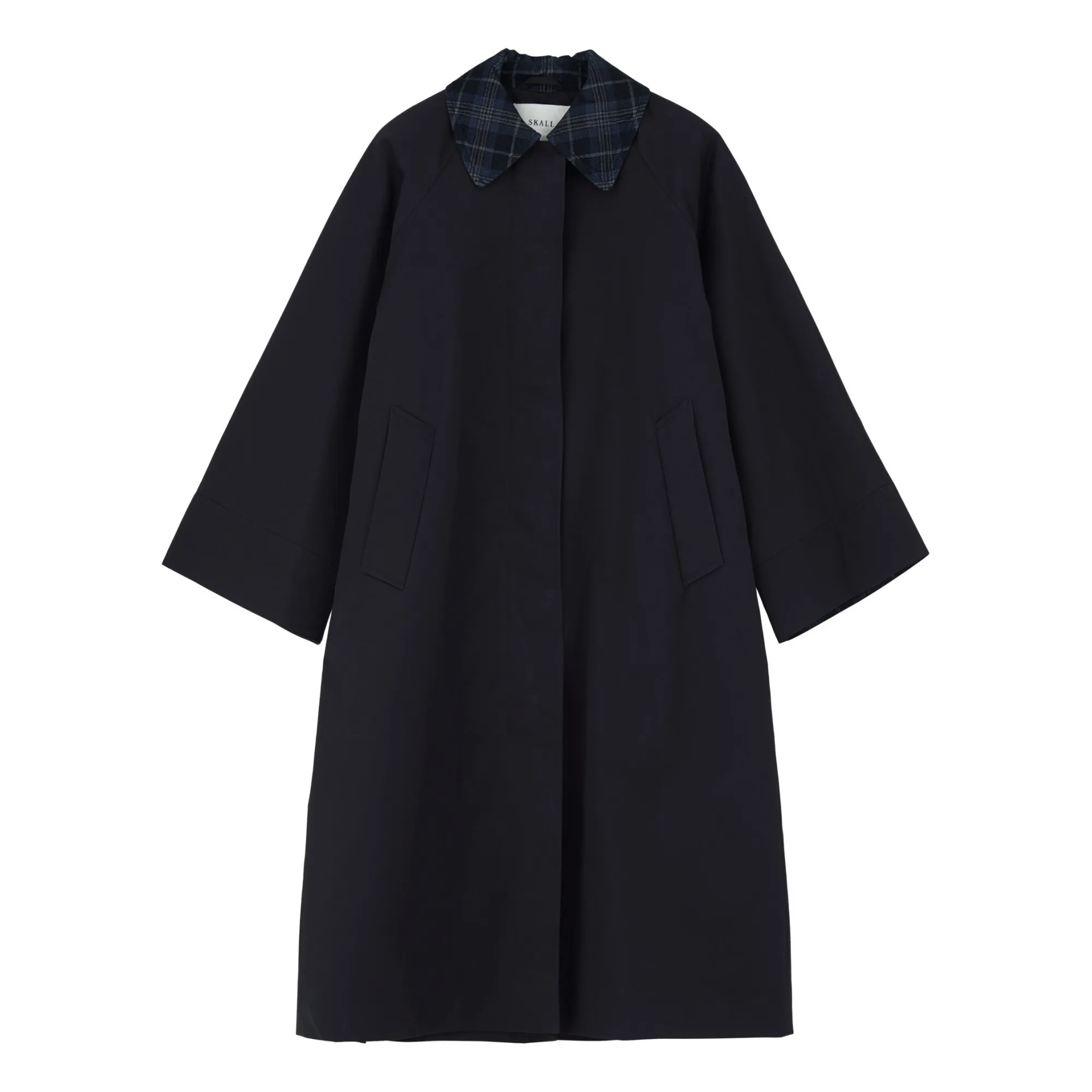 Manteau Gaby Coton Bio | Bleu nuit- Image produit n°0