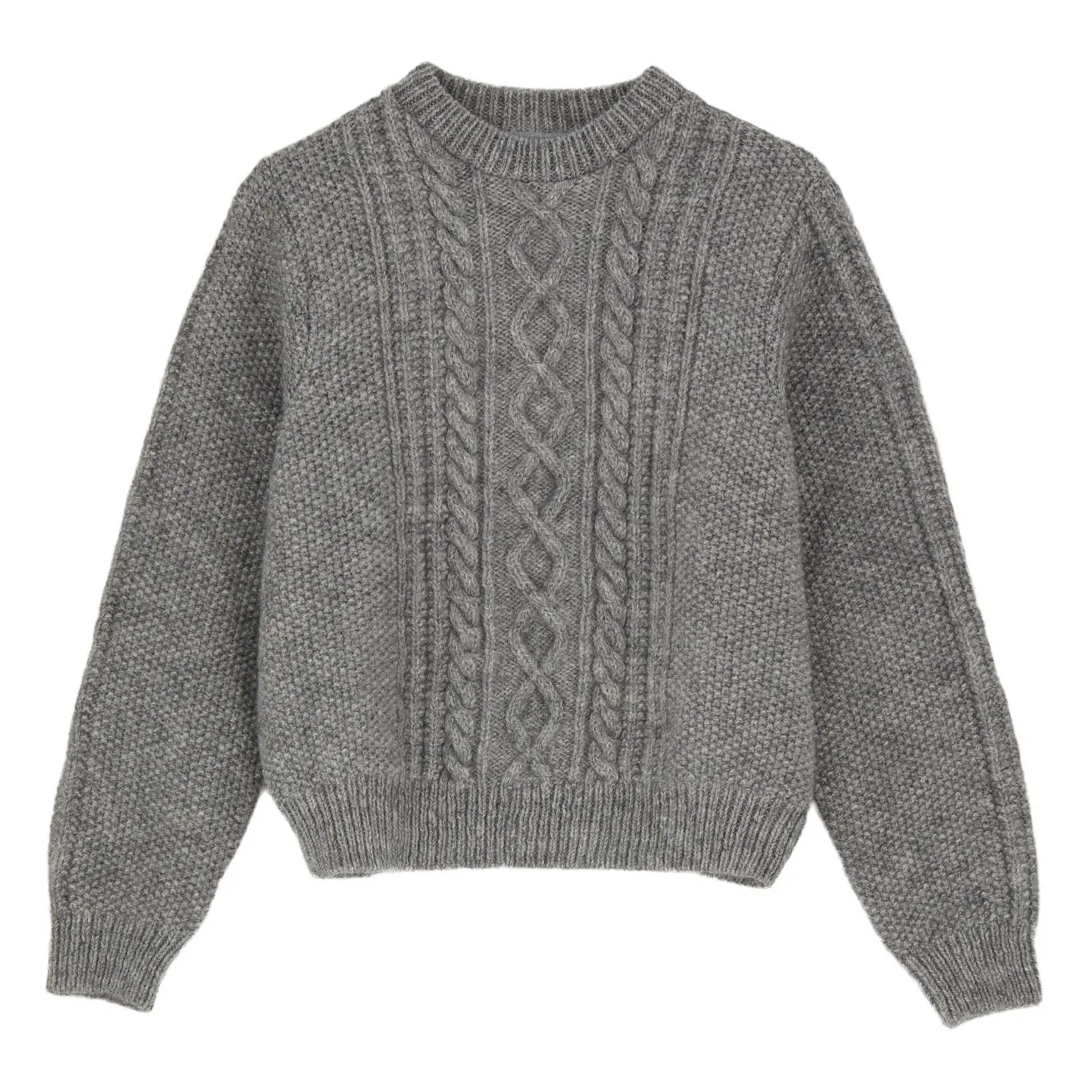 Pull Tilia Laine | Gris clair- Image produit n°0