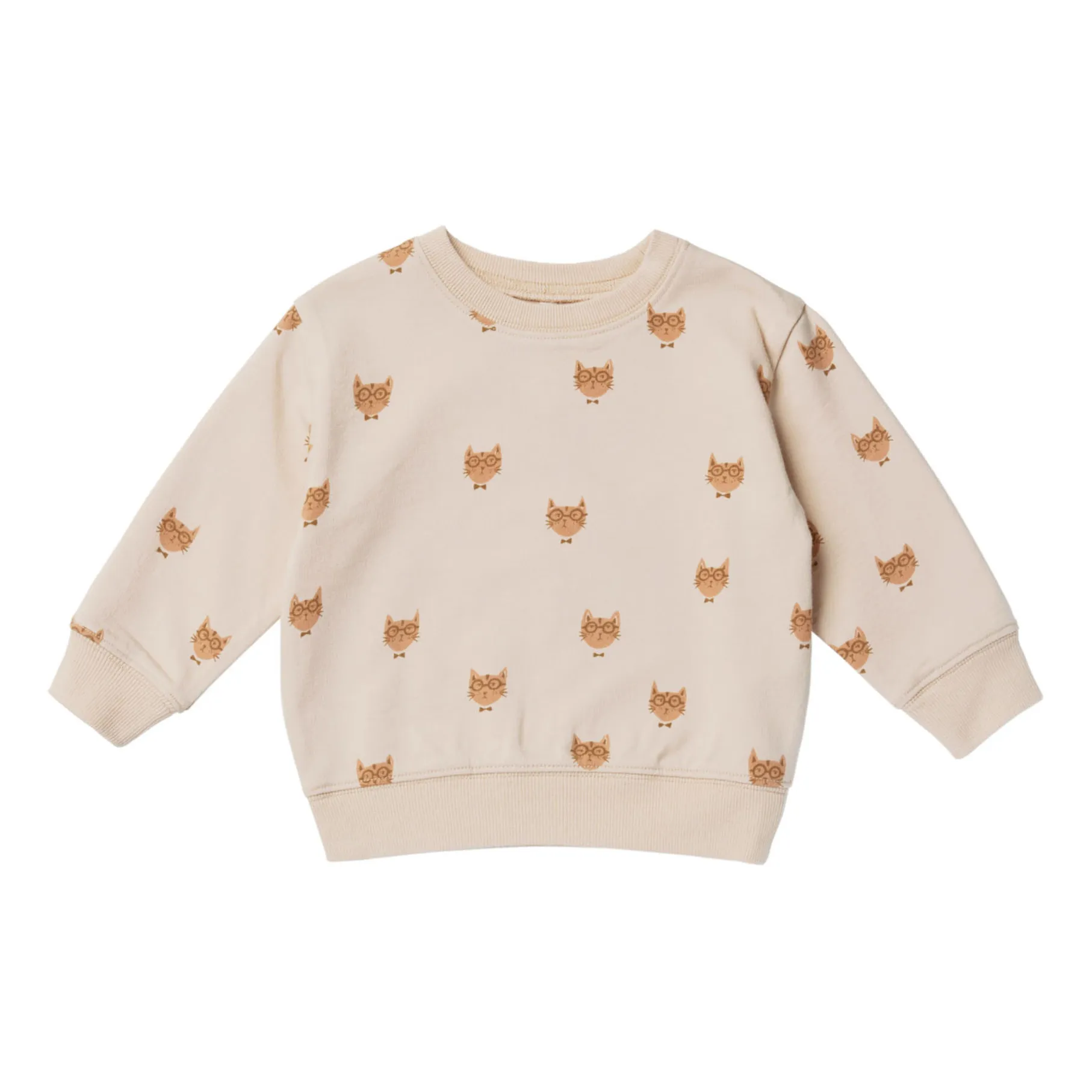 Rylee + Cru Pale Pink Cool Cat Sweatshirt