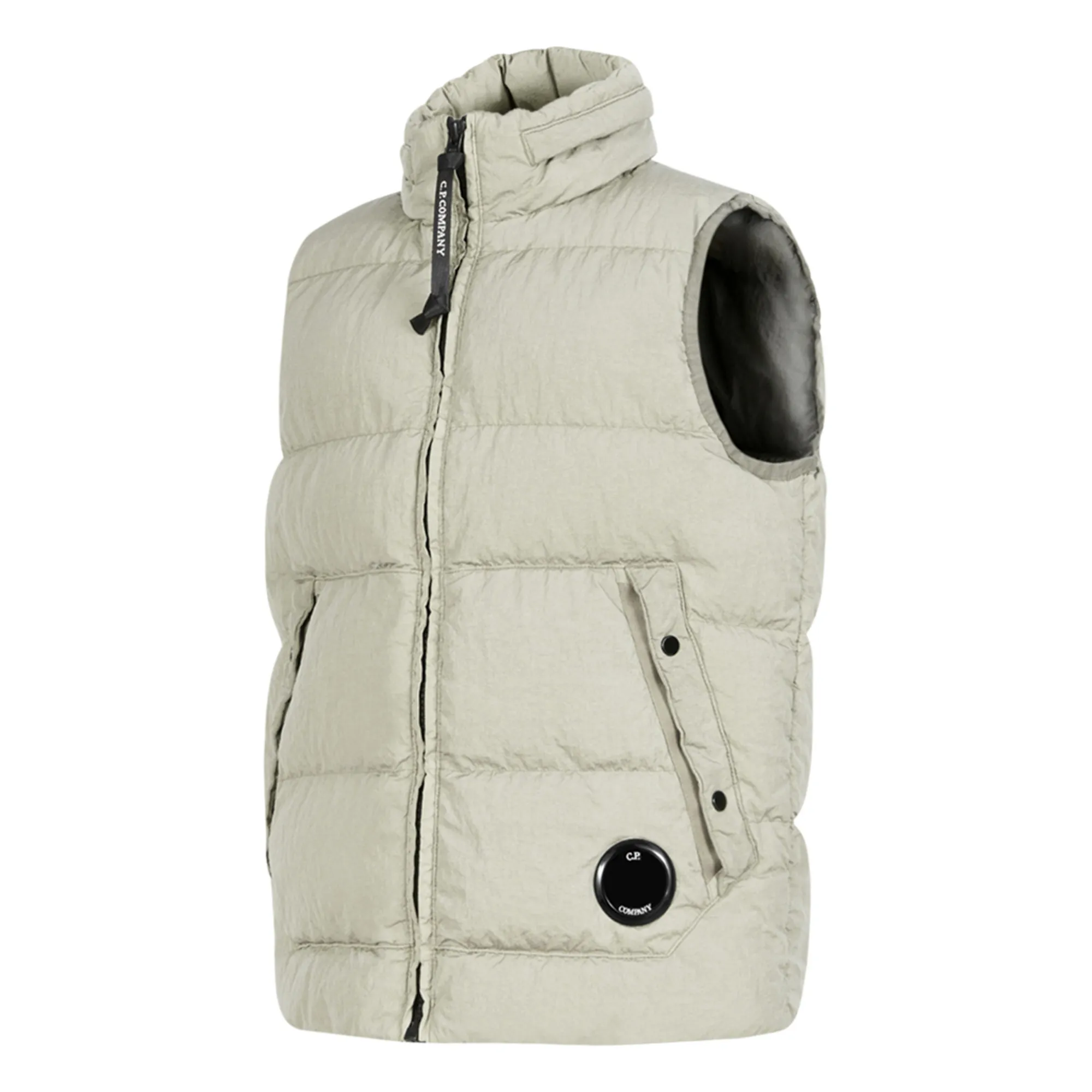 C.P. Company M.T.T.N Sleeveless Down Jacket Beige Smallable
