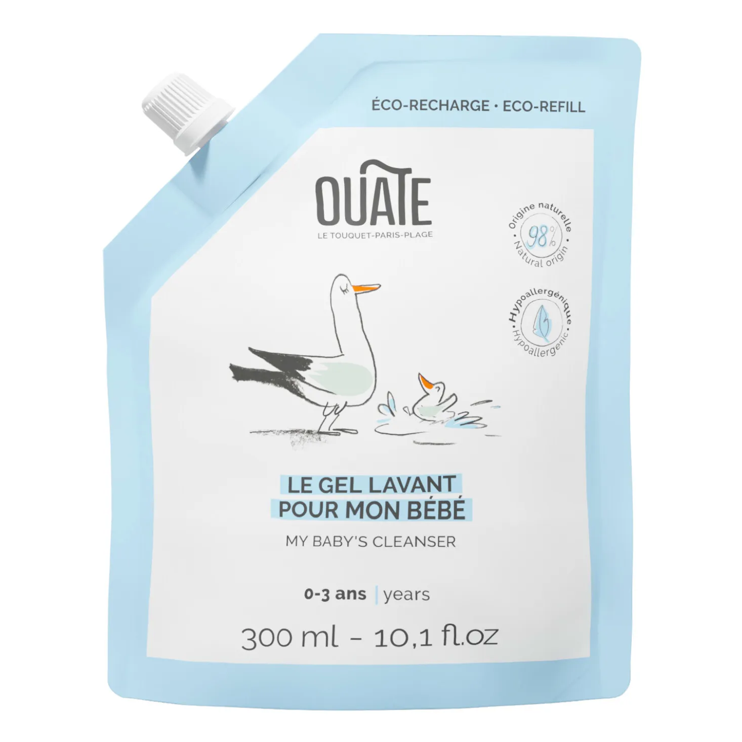 Ouate - Gel lavant pour mon bébé - recharge - 300 ml (Ouate) - Couverture