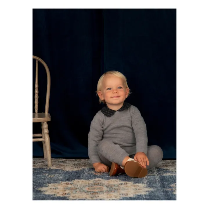 Jumpsuit Wolle Alex | Graublau- Produktbild Nr. 2
