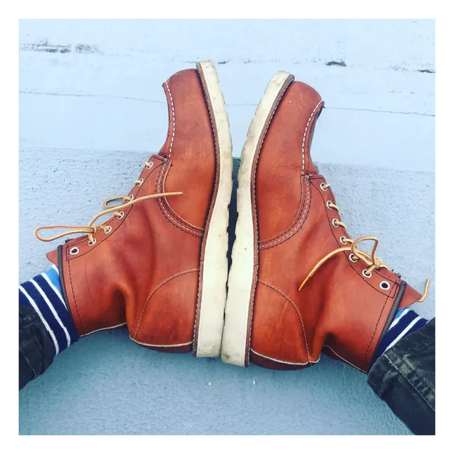 Moc Toe Boots | Orange