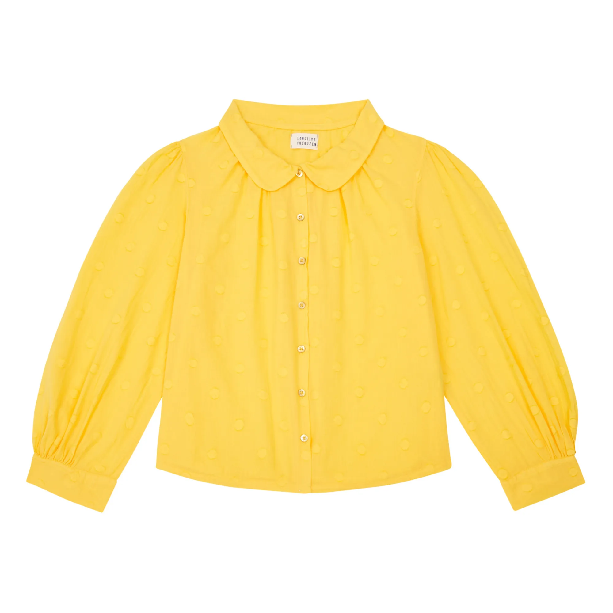 Longlivethequeen Yellow Polka Dot Blouse