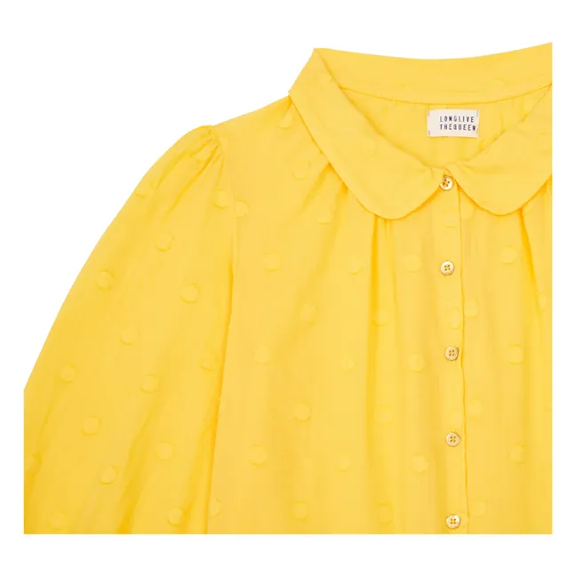 Polka Dot Blouse | Yellow