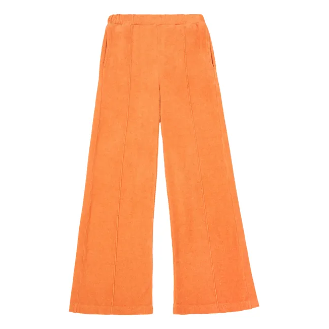 Hose aus Frottee | Orange