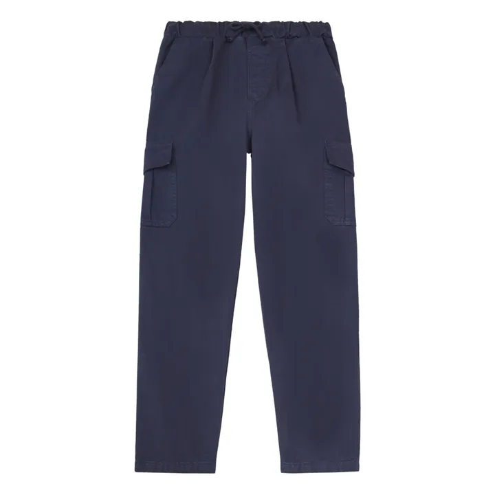 Cargo Trousers | Navy blue- Product image n°0