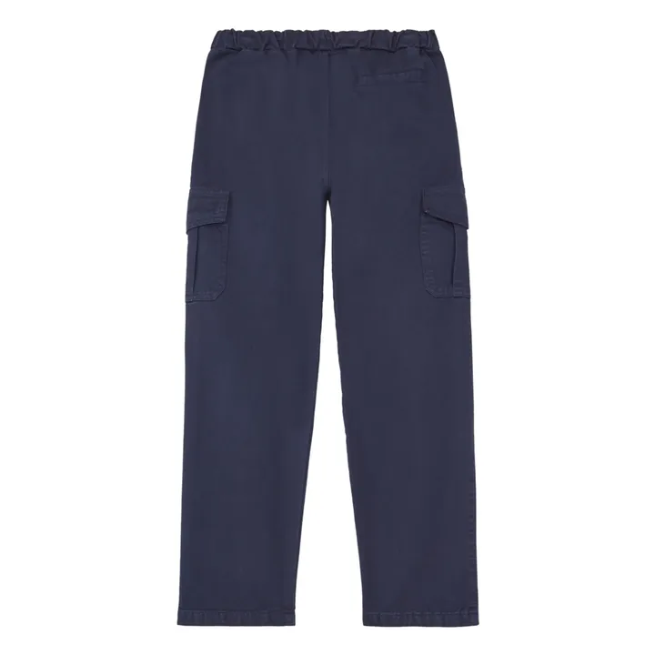 Cargo Trousers | Navy blue- Product image n°3