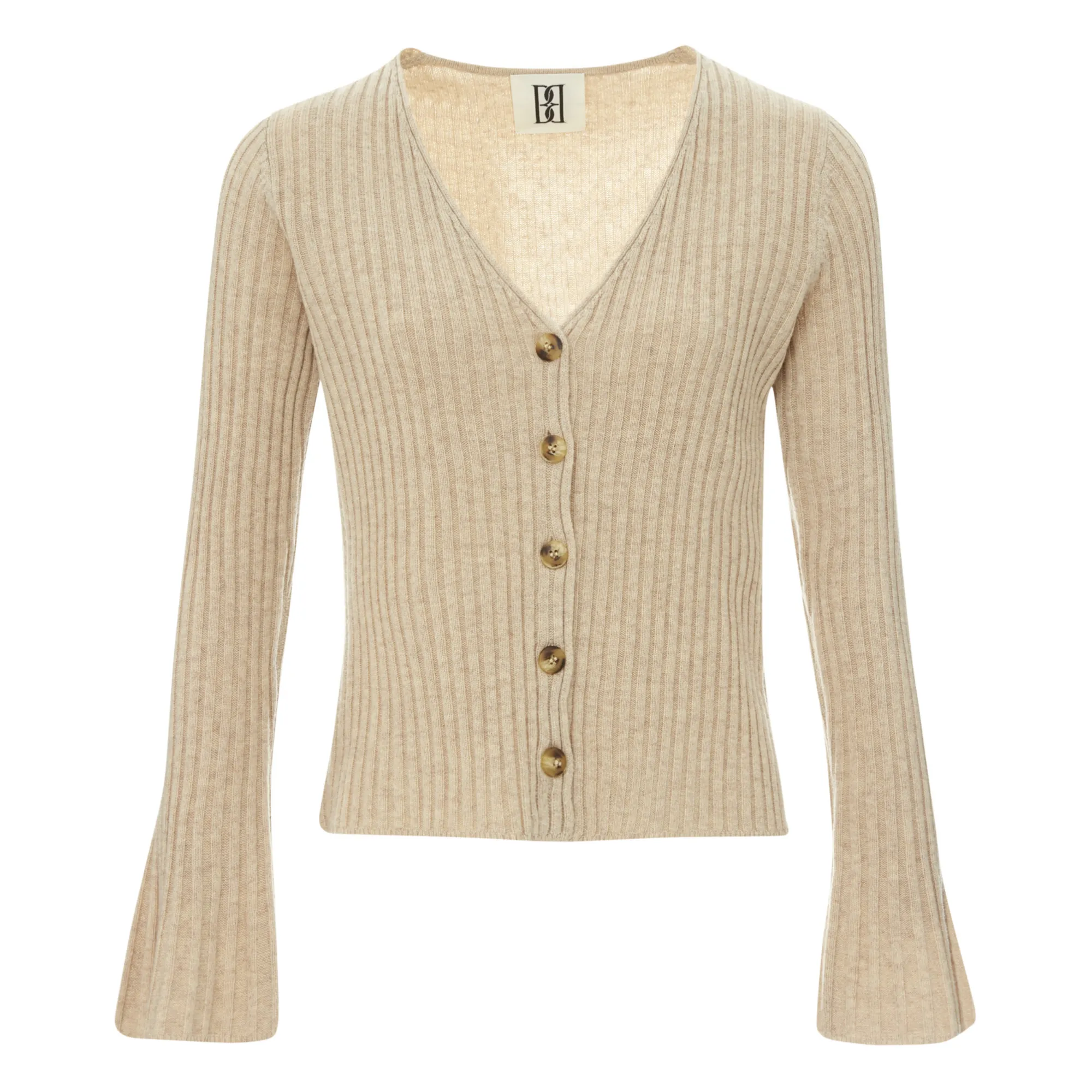 By Malene Birger Beige Cirane Wool Cardigan