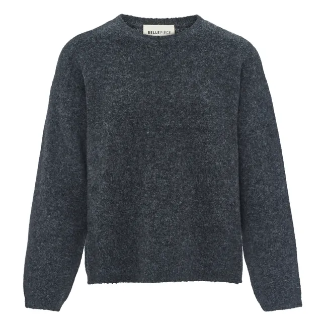 Pull Derby Laine Mérinos Extra Fine | Gris anthracite