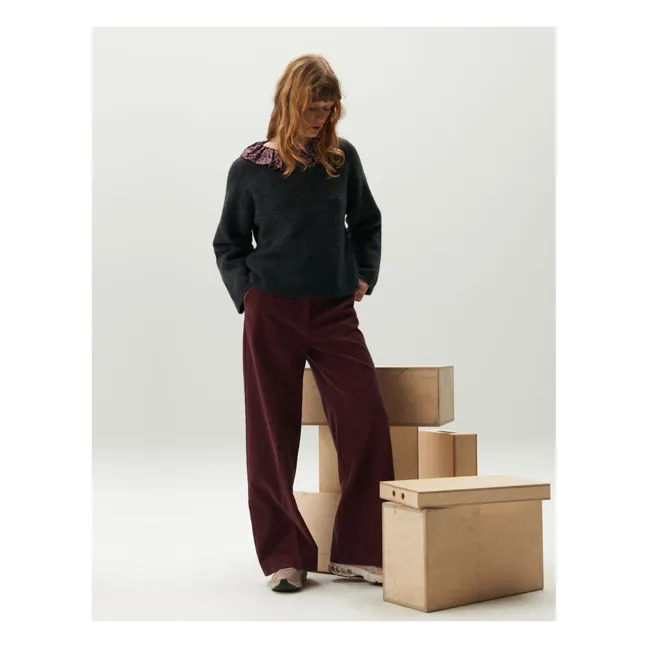 Pull Derby Laine Mérinos Extra Fine | Gris anthracite