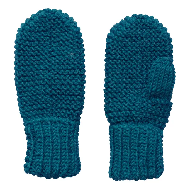 Merino wool mittens | Navy blue
