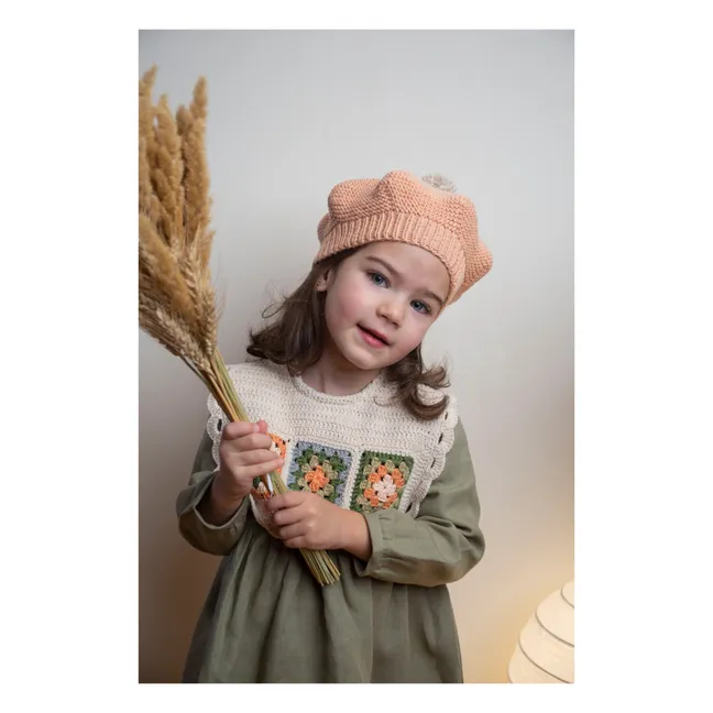 Robe Lin Crochet | Sauge